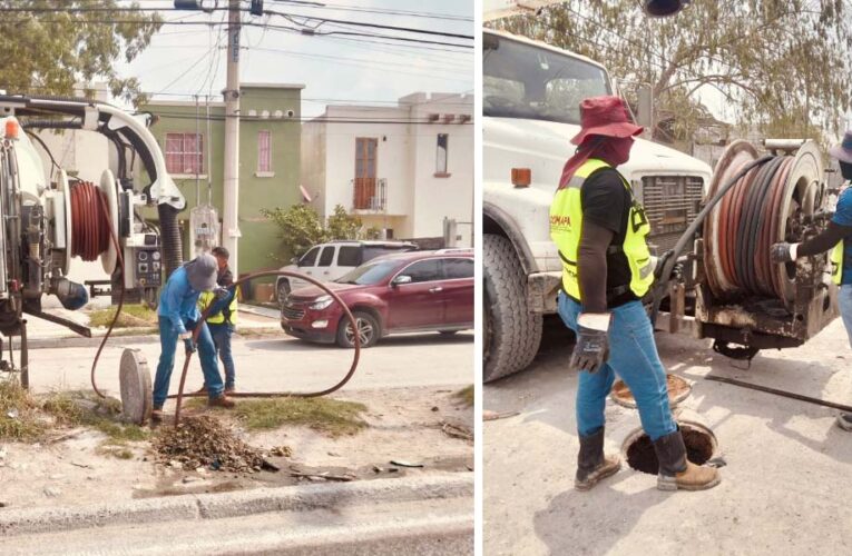 Realizó COMAPA mantenimiento sanitario en Balcones de Alcalá