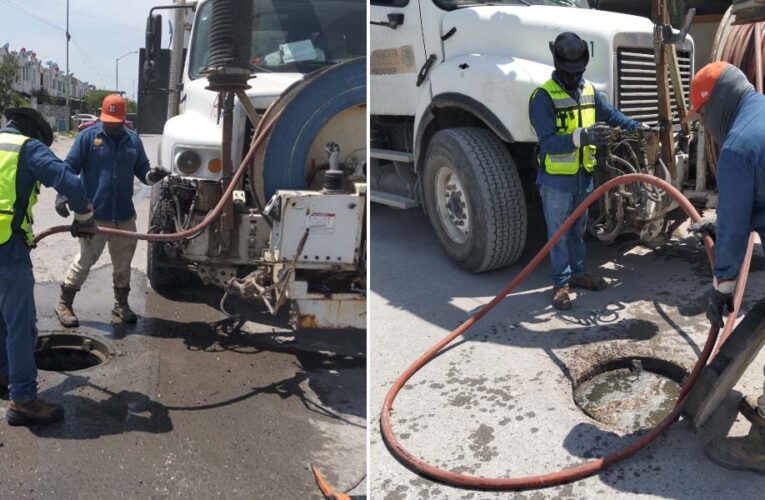 Realizó COMAPA mantenimiento sanitario en la colonia Miravalle