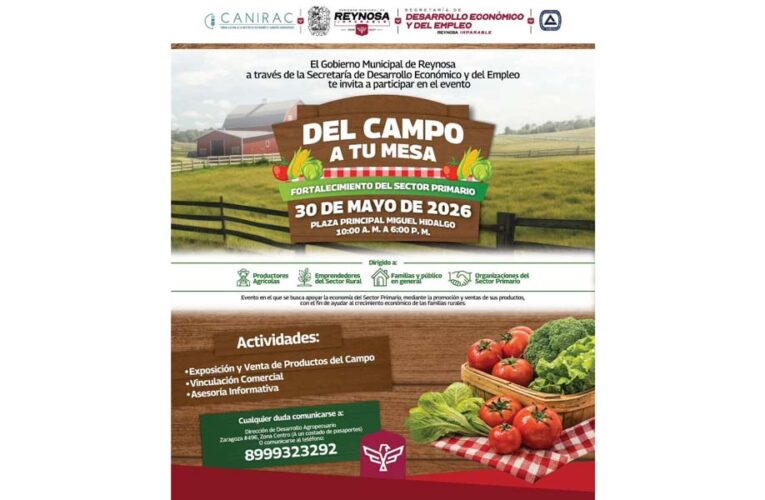 Invita Carlos Peña Ortiz a participar en el evento Del Campo a Tu Mesa»