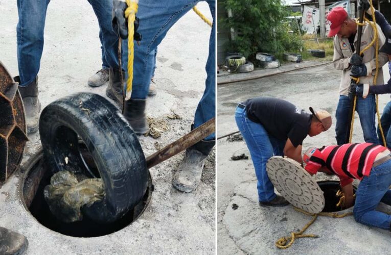 Realizó COMAPA limpieza de pozos sanitarios en Puerta del Sol