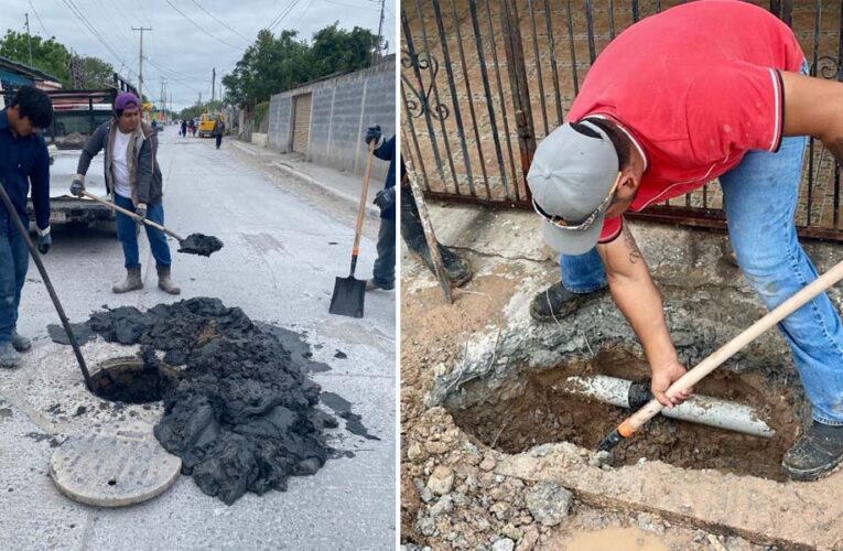 La COMAPA de Reynosa fortalece acciones en redes de agua potable y drenaje sanitario