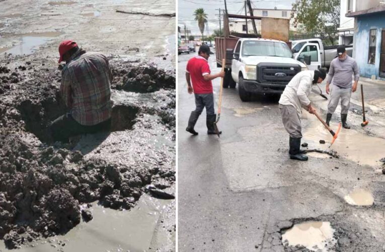 Atiende COMAPA Reynosa fugas de agua potable en distintos sectores de la ciudad