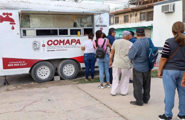 Refuerza COMAPA Reynosa Atención Ciudadana a Través de Unidad Móvil