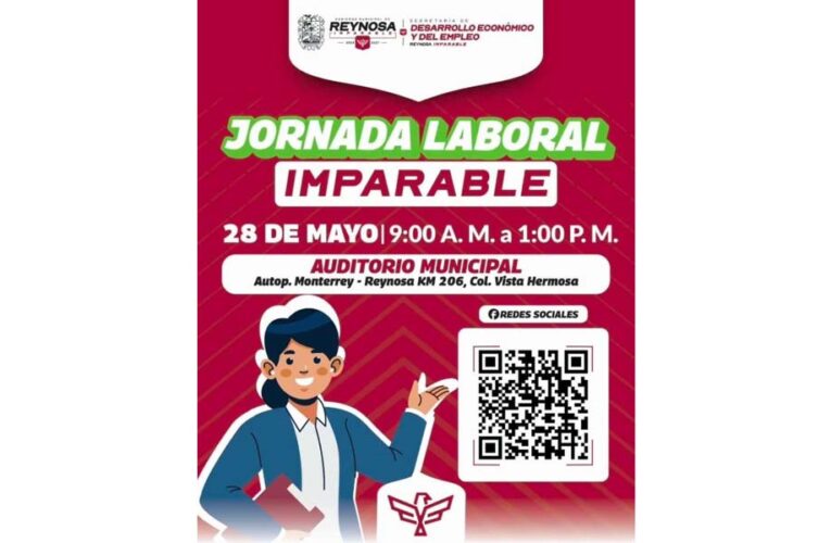 Invita Alcalde Carlos Peña Ortiz a la Jornada Laboral Imparable con más de 3,000 vacantes