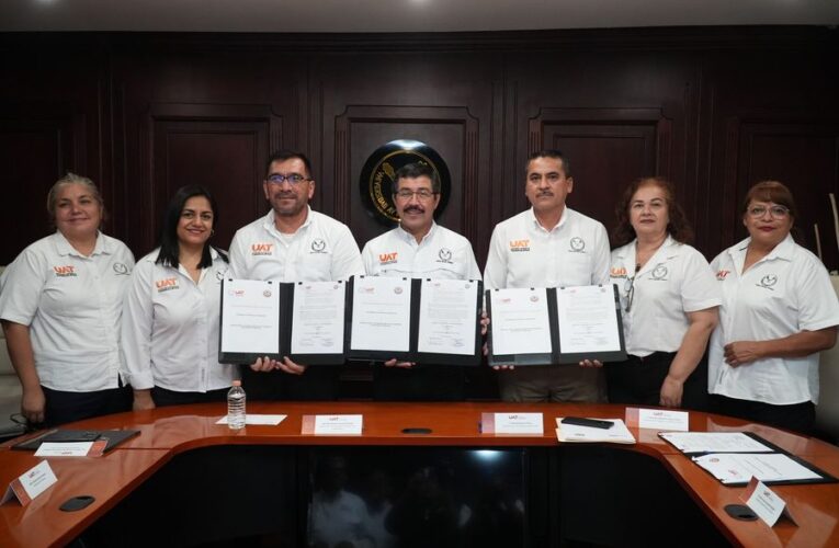 La UAT y el SUTUAT Firman Convenio de Revisión Salarial 2026.