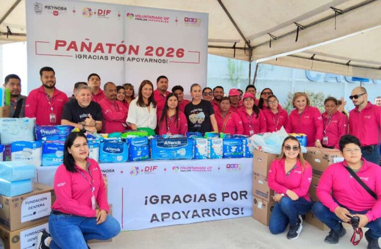 Hoy sábado Pañatón 2026; Llama DIF-Reynosa a participar