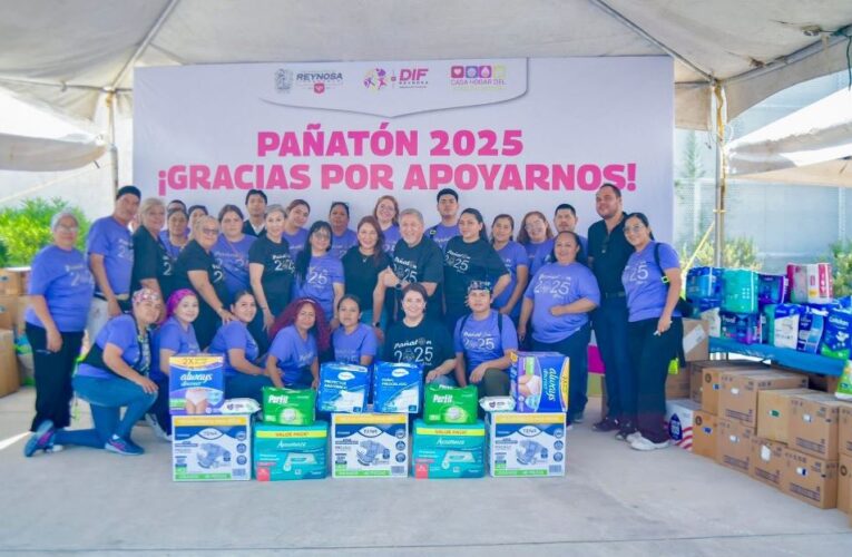 Llama DIF-Reynosa a sumarse al Pañatón 2026 y apoyar a la Casa Hogar del Adulto Mayor