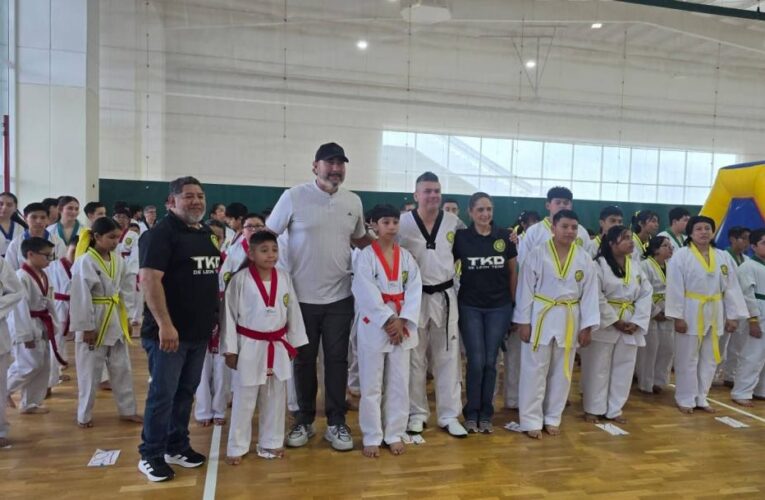 Fue sede el Polideportivo de la 1era. Edición de Técnicas de Combate de Taekwondo