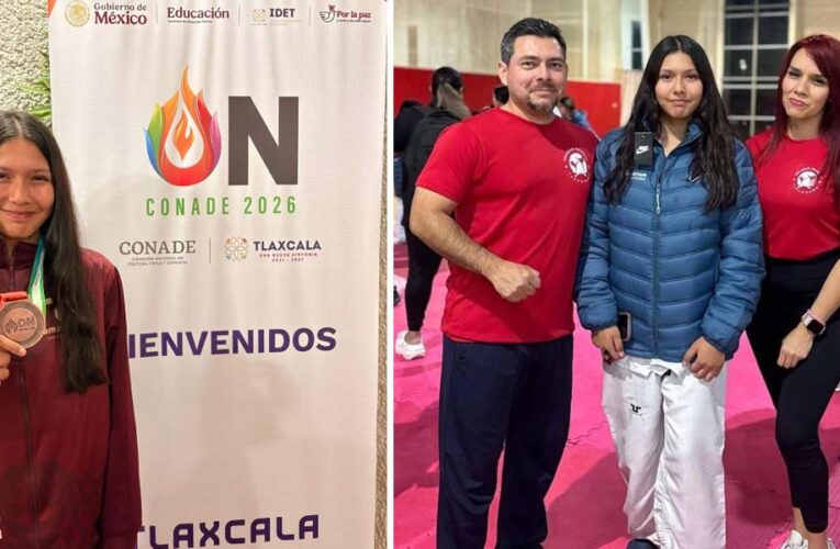 Obtiene taekwondoín reynosense medalla de bronce en la Olimpiada Nacional CONADE