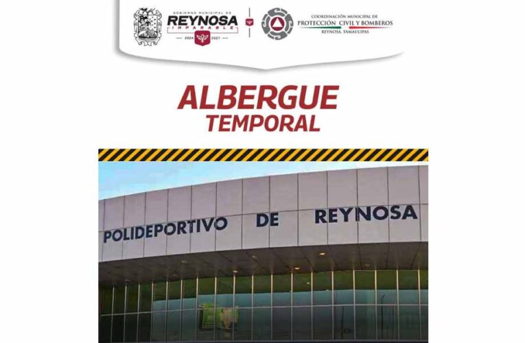 Activó Alcalde Carlos Peña Ortiz albergue temporal del Polideportivo