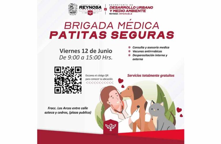 Invita Carlos Peña Ortiz a brigada médica por el bienestar de los animales en Reynosa