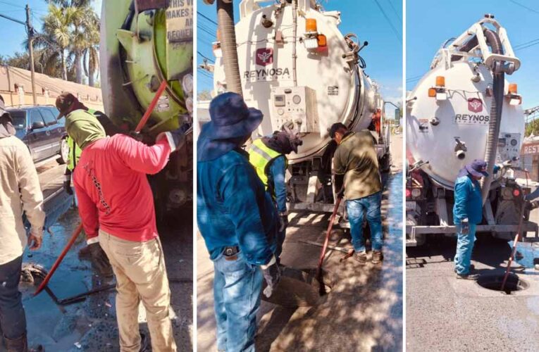 Realizó COMAPA sondeo de drenaje sanitario en el fracc. Reynosa