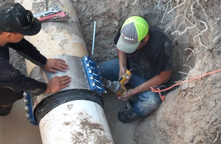 Atendió COMAPA fuga de agua potable y rehabilitación de descarga sanitaria en la colonia Voluntad y Trabajo