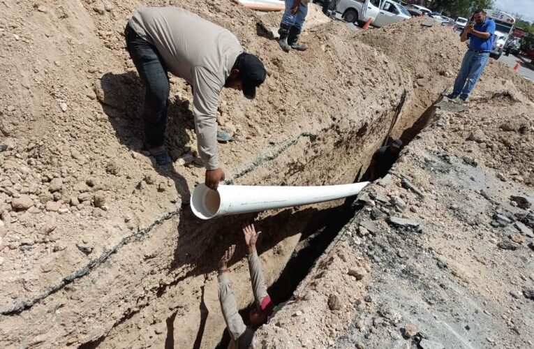 Inicia COMAPA rehabilitación de drenaje sanitario en la colonia Benito Juárez