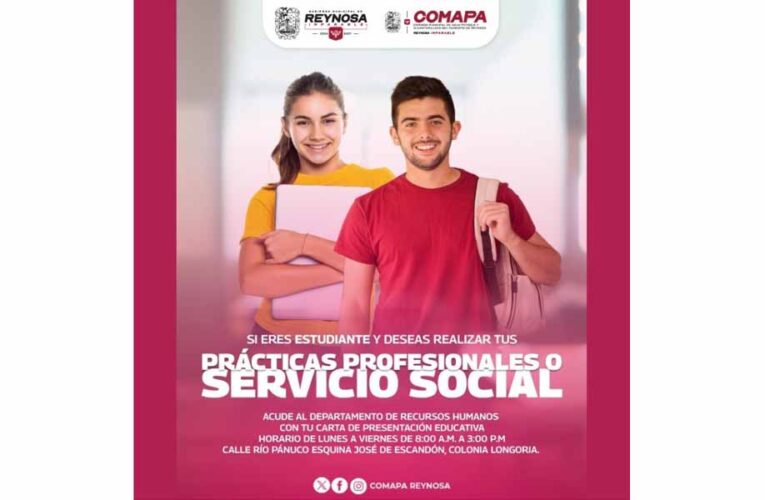 Impulsa COMAPA el desarrollo profesional de estudiantes