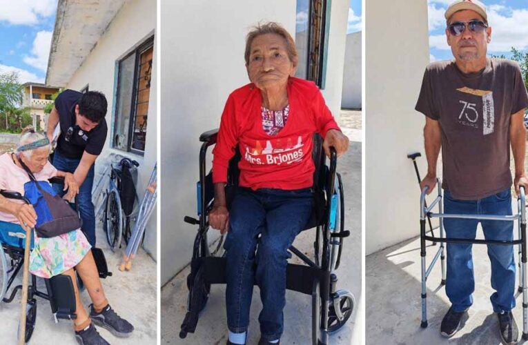Acerca Alcalde Carlos Peña y DIF-Reynosa apoyos funcionales a familias del ejido Las Anacuas
