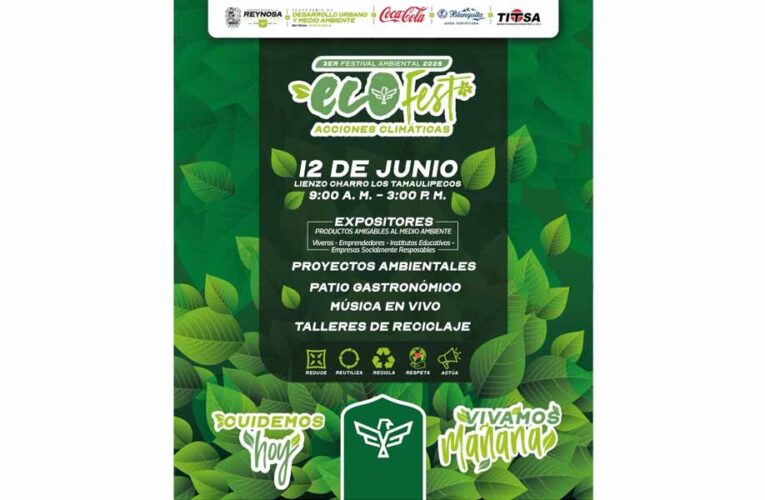 Celebrará Gobierno de Reynosa la EcoFest 2026, promoviendo el cuidado del medio ambiente
