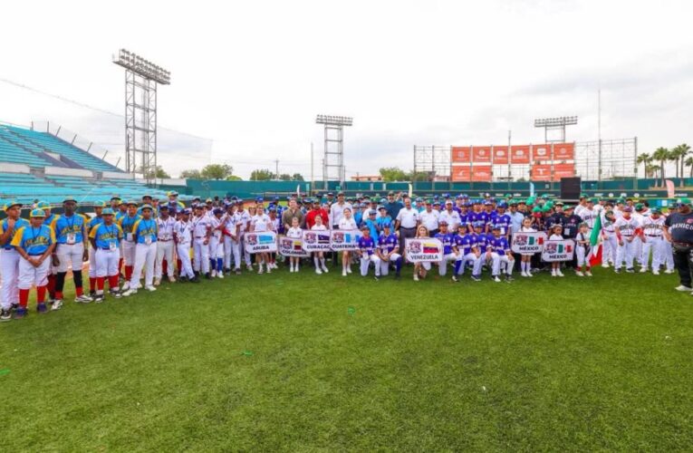 Inauguró Carlos Peña Ortiz la Serie Latinoamericana de Ligas Pequeñas 2026 en Reynosa