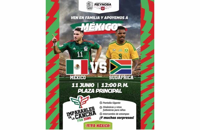 El Alcalde Carlos Peña Ortiz te invita: ya está todo listo para ver a México en el Mundial