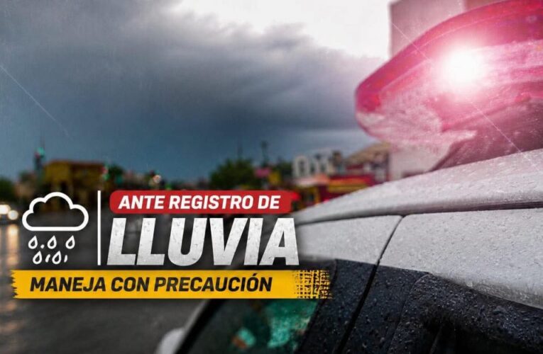 Tome precauciones al conducir durante la lluvia