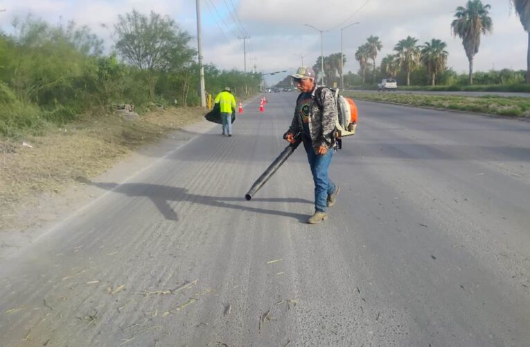 Mejora visibilidad de conductores la limpieza de avenidas