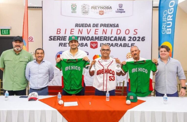 Será Reynosa la sede para la Serie Latinoamericana de Beisbol 2026 de Ligas Pequeñas