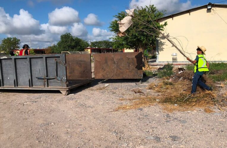 Mantiene Gobierno de Carlos Peña Ortiz escuelas limpias en Reynosa