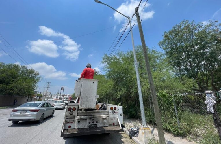 Mejoró Gobierno de Reynosa iluminación de Hacienda Las Fuentes Sector IV