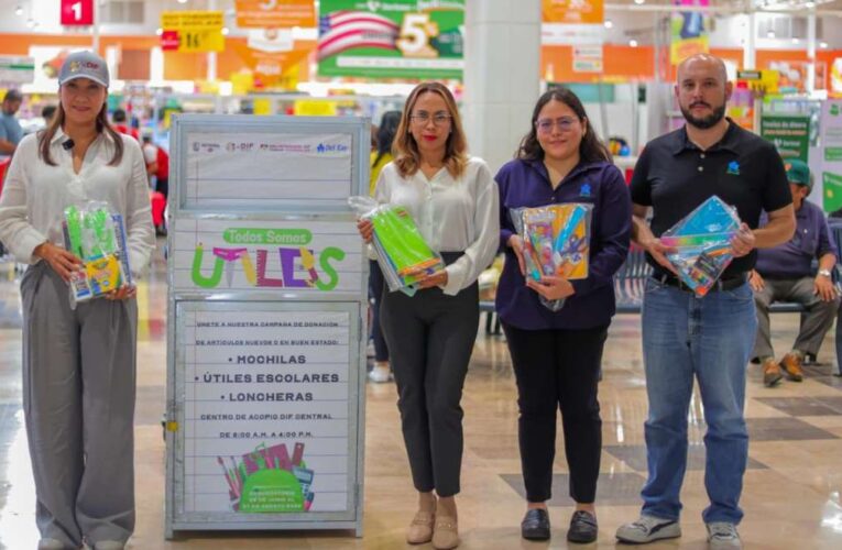 Inicia DIF-Reynosa campaña “Todos Somos Útiles” para apoyar el regreso a clases