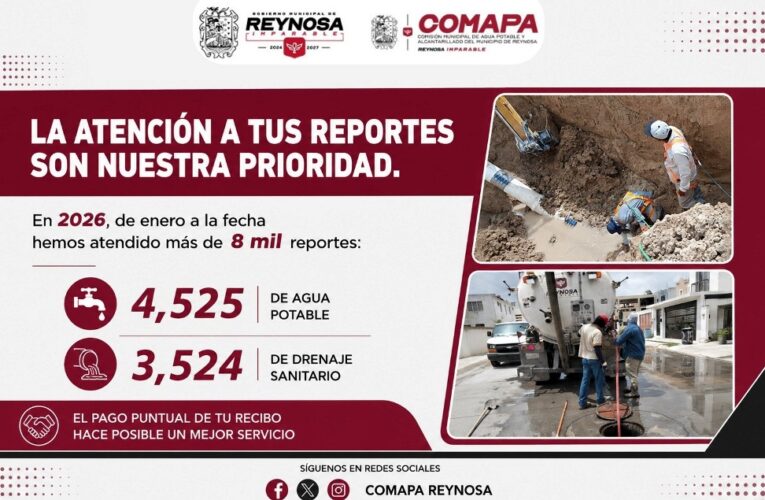 Da seguimiento COMAPA a reportes ciudadanos