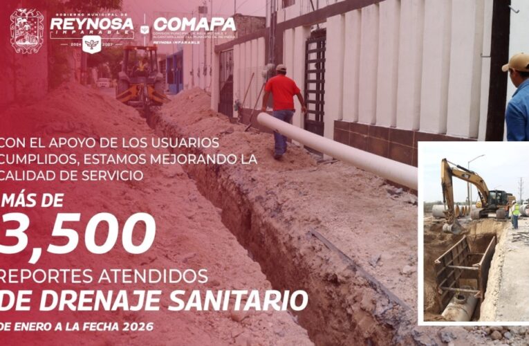Solucionó COMAPA más de 3,500 reportes de sanitario