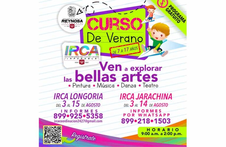 Alcalde Carlos Peña Ortiz invita a niños y jovenes al Curso de Verano Infantil 2026
