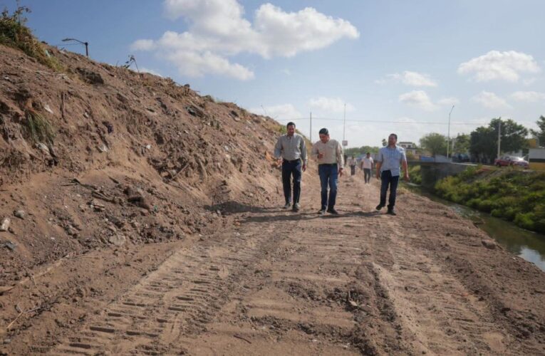 Desazolve del dren El Anhelo es permanente por la seguridad de las familias reynosenses