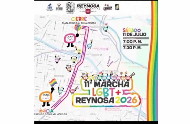 Aviso de corte temporal de vialidades en Reynosa, sábado 11 de julio
