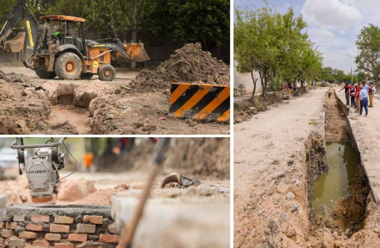 Confirmó Alcalde Carlos Peña Ortiz avance de obra sanitaria en la Burocrática