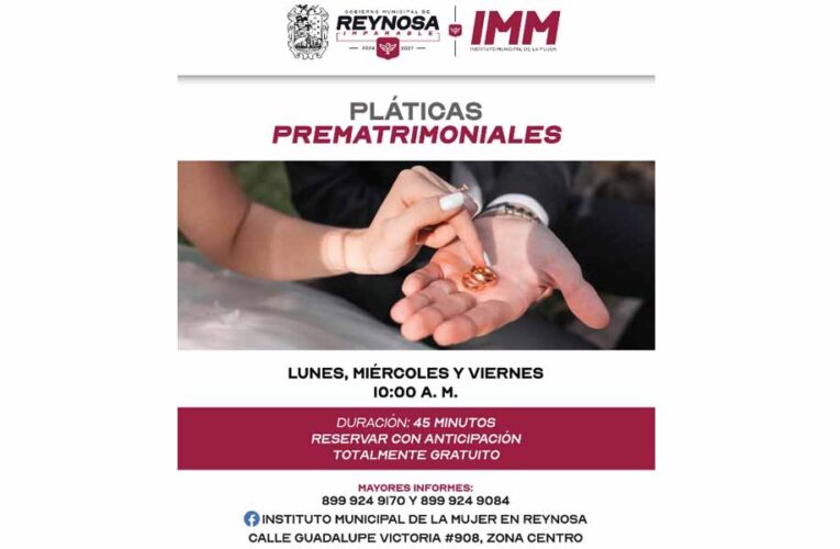 Brinda Gobierno de Carlos Peña Ortiz Pláticas Prematrimoniales a parejas
