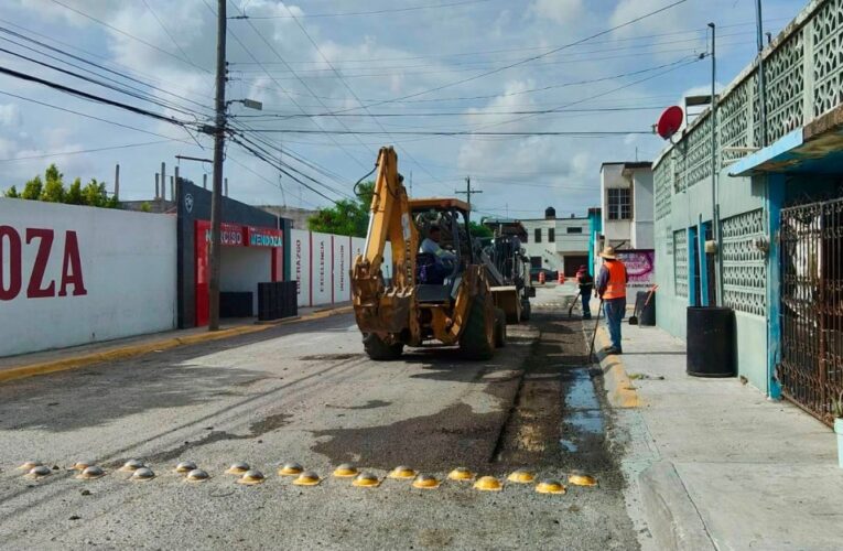 Continúa Gobierno de Carlos Peña Ortiz con la rehabilitación de vialidades