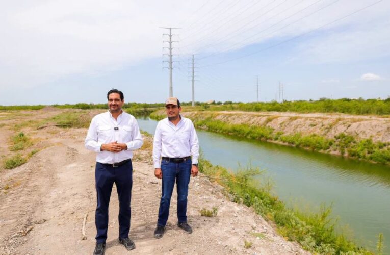 Servicios Públicos Imparables, intensifica Alcalde de Reynosa la limpieza de drenes