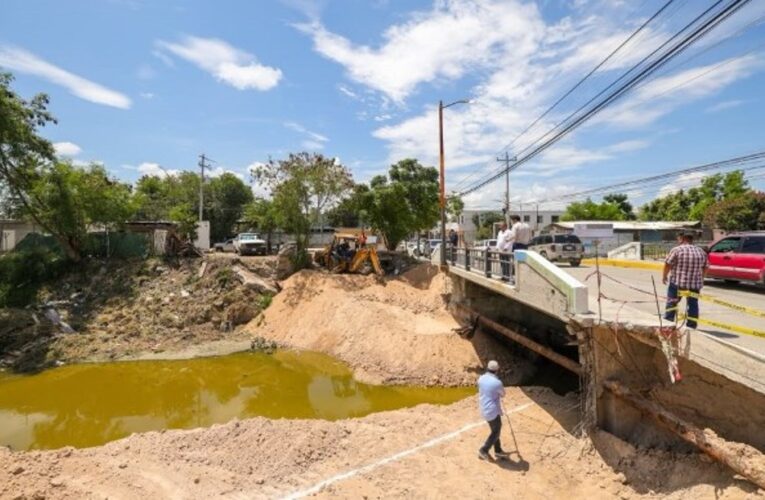 Supervisó Carlos Peña Ortiz rehabilitación de puente en colonia Renacimiento; mejorará conectividad