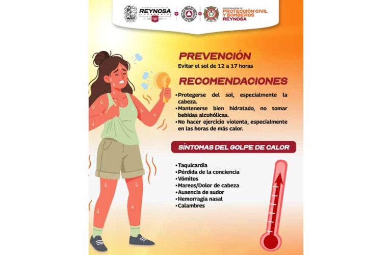 Emite Gobierno de Carlos Peña Ortiz recomendaciones ante ola de calor