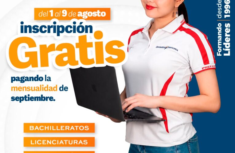 Universidad Tamaulipeca Lanza Promoción de Inscripción Gratuita y Colegiaturas Congeladas Durante Toda la Carrera.