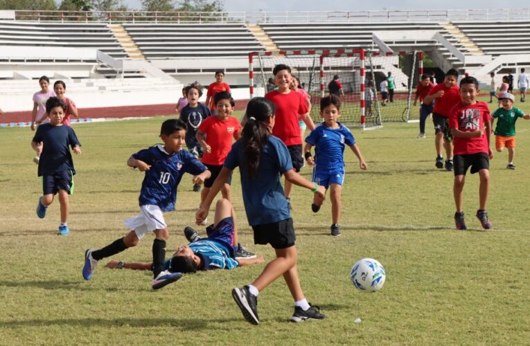 Fomenta Gobierno de Reynosa práctica del futbol entre niñas y niños