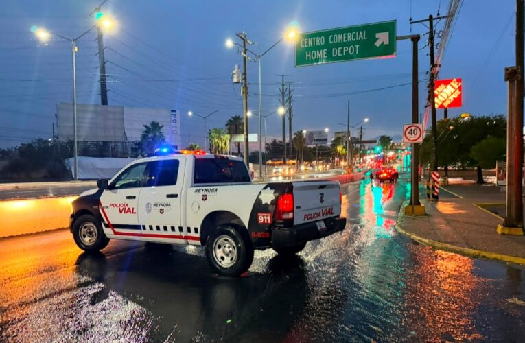 Organizó Alcalde Carlos Peña Ortiz operativo de resguardo por lluvias en Reynosa