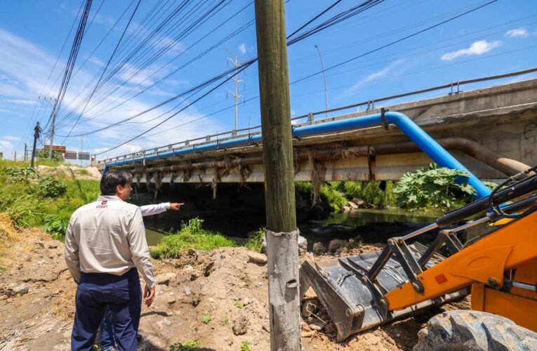 Supervisó Carlos Peña Ortiz rehabilitación de puente vehicular en la Jacinto López II