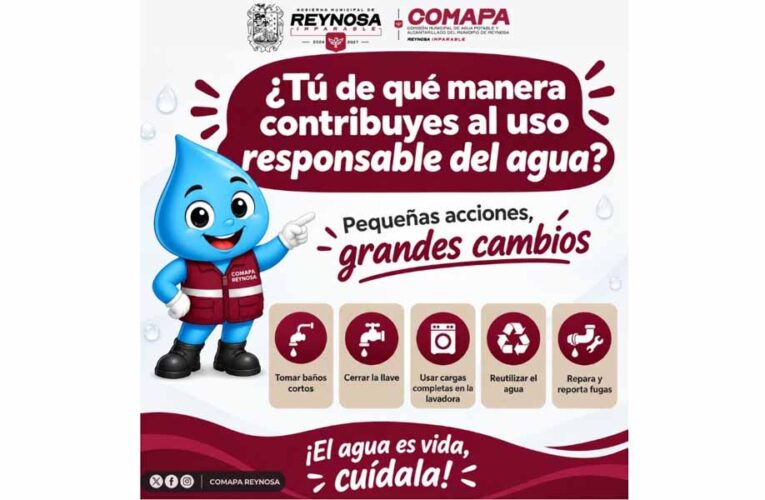 Promueve COMAPA el cuidado y uso responsable del agua