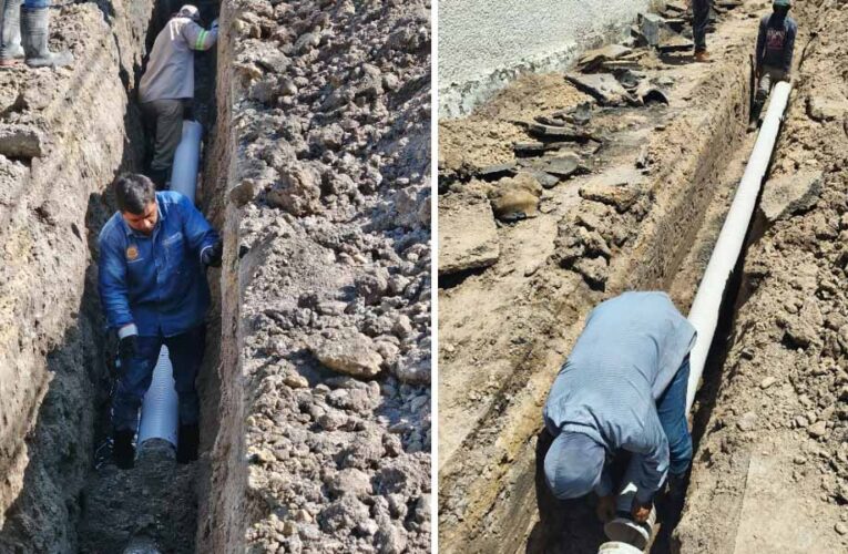 Interviene COMAPA infraestructura sanitaria en las colonias Longoria y José de Escandón