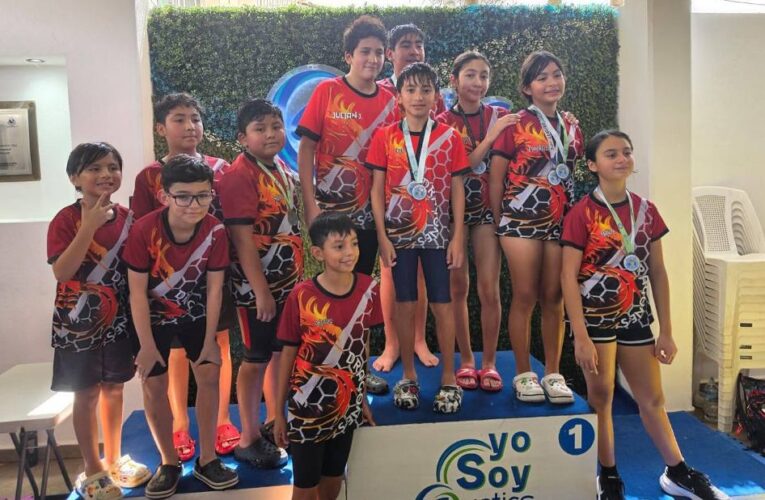 Con el apoyo del Gobierno de Reynosa, el equipo de Natación del IMD sube al podio