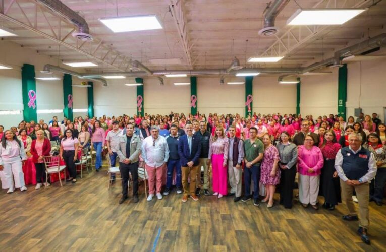 Conmemoran FTR y Gobierno de Reynosa “Día de la Lucha Contra el Cáncer de Mama”