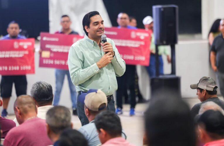 Recibieron Jefes de Familia en Reynosa apoyo de Bienestar Social