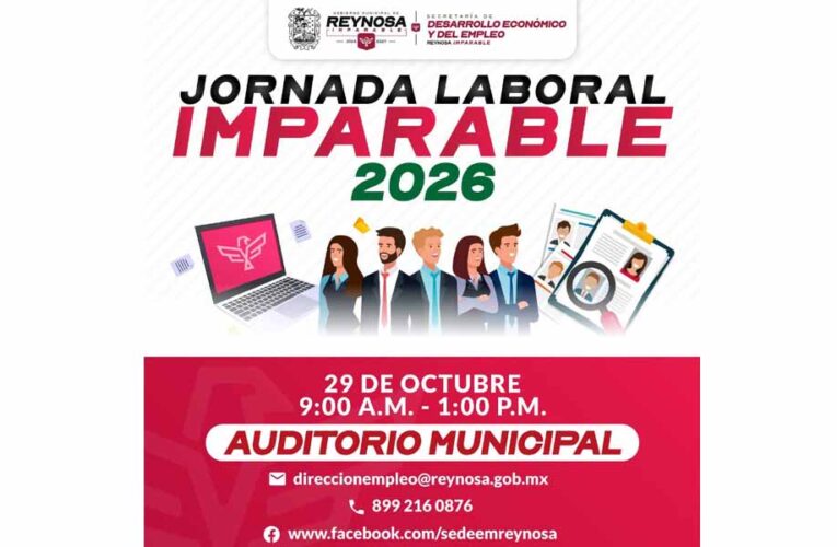 Impulsa Carlos Peña Ortiz empleo para todos con Jornada Laboral Imparable 2026